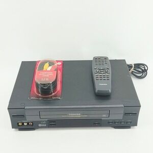 Toshiba W-528 4-Head Hi-Fi VCR Video Recorder w/ Remote & AV Cables Tested